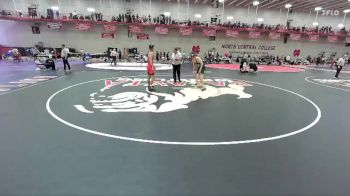 141 lbs Cons. Round 1 - Carter De La Cerna, North Central vs Daniel Muth, Illinois Wesleyan