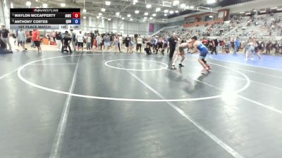175 lbs 1st Place Match - Waylon McCafferty, Ilwaco Anchors Wrestling Club vs Anthony Cortes, Quincy Regulator Wrestling