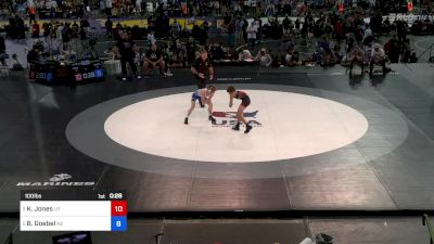 100 lbs Consolation - Kacen Jones, UT vs Brock Goebel, NE