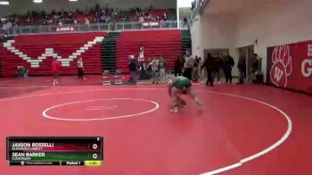 113 lbs Round 2 - Jaxson Rosselli, Olentangy Liberty vs Sean Barker, Cloverleaf