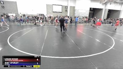 120 lbs Quarterfinal - Logan Schad, Team Nazar Training Center vs Rhet Spurley, RT Elite