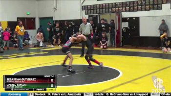 70 lbs Cons. Round 2 - Sebastian Gutierrez, Redwave Wrestling vs Daniel Taylor, Eastside Cougars