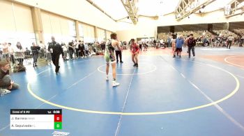 150-I lbs Consi Of 8 #2 - Josiah Barrera, Red Nose Wrestling School vs Adam Sepulveda, F.L.O.W.