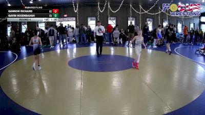 75-80 lbs Round 4 - Gannon Richard, Knoch Knights vs Gavin Hixenbaugh, Kiski Area
