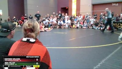 82 lbs Finals (8 Team) - Ben Milam, Untouchables vs Hayden Wilson, The Missouri Maulers