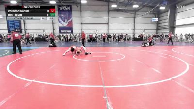 132 lbs Consi Of 64 #2 - Dareyan Egner, OH vs Josh Levin, NJ
