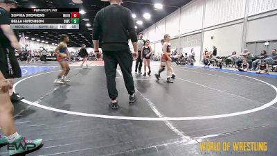 90 lbs Rr Rnd 4 - Kaili Prose, MOJO K-6 vs Heavyn Woods, Super Girls K-6
