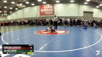 53 lbs Semifinal - Christian Slokovitz, Williamsburg Wrestling Club vs William Auman, Bull Island Grappling