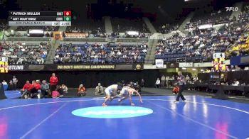 133 lbs 5th Place Match - Patrick Mullen, Wartburg vs Art Martinez, CWRU