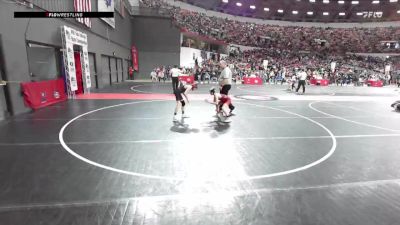 79 lbs Cons. Round 2 - Graden Swanson, Omro Youth Wrestling vs Bruchs Wegner, Crass Trained