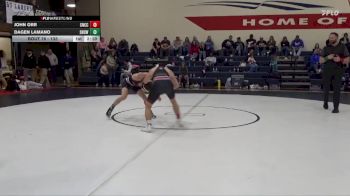 133 lbs 5th Place Match - Dagen Lamano, Snow vs John Orr, Colorado Northwestern CC