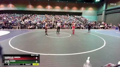 132 lbs Cons. Round 2 - Kade Dunn, Del Oro vs Harbour Green, North Eugene