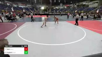 132 lbs Semifinal - Tyger Taam, Golden Backs vs Eddie Hughart, Team Kansas