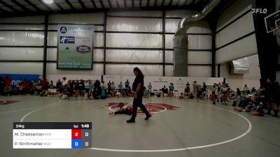 24 kg Final - Mimi Cheeseman, Erie Sports Center vs Peyton Strittmatter, Misfits Girls Saphire