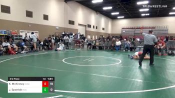 3rd Place - Kaiyon McKinney, Ohio Nat Scarlet vs Joshua Spontak, Silent Victory (PA)