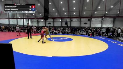 Junior Boys GR - 157 lbs Cons. Round 3 - Gavin Meraw, CA vs Isaiah Ramirez, WA