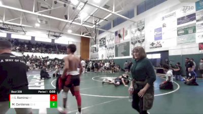 120 lbs Cons. Round 2 - Isaiah Ramirez, North Torrance vs Matthew Cardenas, Calvary Chapel (Downey)