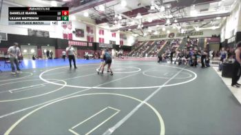 140 lbs 3rd Place Match - Lillian Matteson, Serrano vs Danielle Ibarra, Liberty (Winchester)