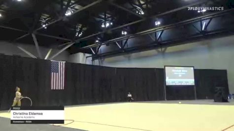 Christina Eldamaa - Hoop, Airborne Academy - 2021 USA Gymnastics Championships