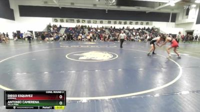 106 lbs Cons. Round 2 - Diego Esquivez, Imperial vs Antonio Camerena, Villa Park