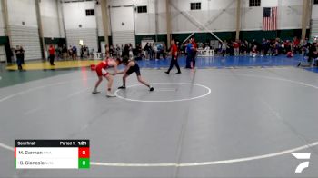 135 lbs Semifinal - Carter Giancola, Next Level Training Academy vs Michael Garman, MWC Wrestling Academy