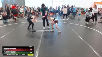70 lbs Quarterfinal - Kyzer Powers, C2X vs Mason Nelson, Summerville Takedown