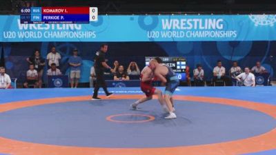 97 kg 1/2 Final - Ilia Komarov, Russia vs Pauli Perkioe, Finland
