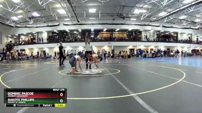 125 Freshman/Soph Cons. Semi - Dominic Pascoe, Averett University vs Dakota Phillips, Mount St Joseph