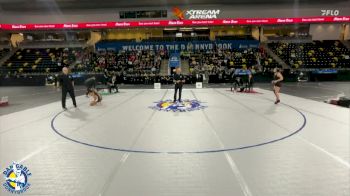 105 lbs 1st Place Match - Cassidy Mccallister, Raccoon River-Northwest vs Sophia Calpito, Charles City