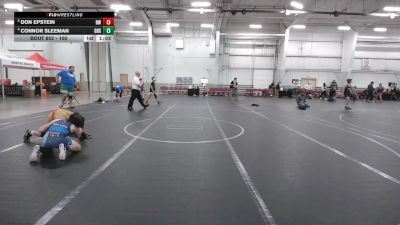 100 lbs Quarterfinal - Don Epstein, Darkhorse Wrestling vs Connor Sleeman, Gouverneur High School