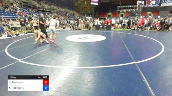 132 lbs Cons 16 #2 - Hayden Andrus, Pennsylvania vs Ames-Michael Hoevker, California