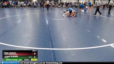 Elite 174 lbs Cons. Round 2 - Logan Burger, Luther vs Paul Kadlec, Joliet Junior College