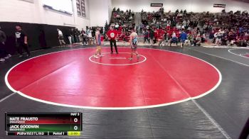 150 lbs Champ. Round 1 - Jack Goodwin, Broomfield vs Nate Frausto, Englewood