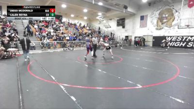 150 lbs Quarterfinal - Diego Mcdonald, Marshall vs Calen Reyna, Servite