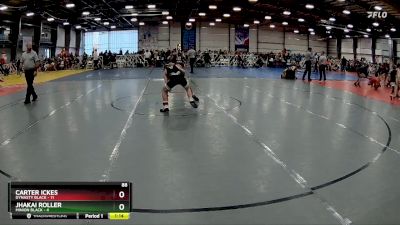 88 lbs Rd# 7- 10:45am Saturday Final Pool - Carter Ickes, Dynasty Black vs Jhakai Roller, Minion Black