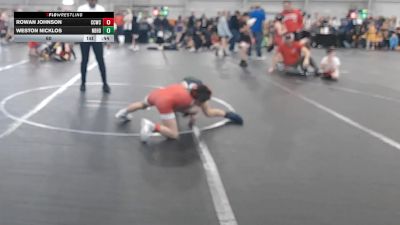60 lbs Round 3 (6 Team) - Weston Nicklos, Neighborhood Wrestling vs Rowan Johnson, Capital City WC