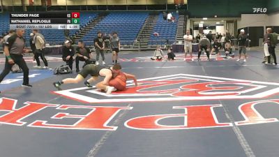 157 lbs Consi Of 16 #2 - Thunder Page, KS vs Nathaniel Replogle, PA