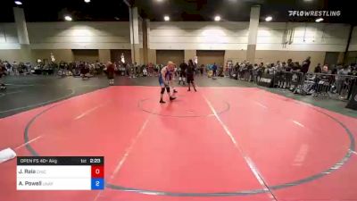 OPEN FS 40+ A kg Rr Rnd 3 - Joseph Raia, Chicago WC vs Alex Powell ...