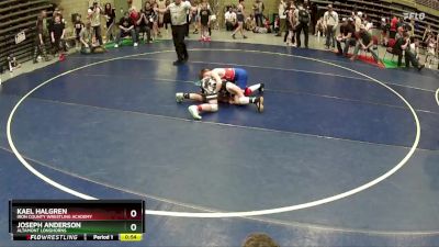 92 lbs Cons. Round 3 - Joseph Anderson, Altamont Longhorns vs Kael Halgren, Iron County Wrestling Academy