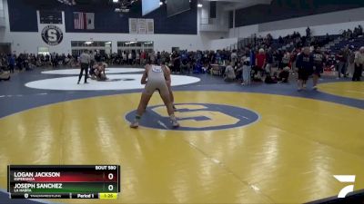 175 lbs Quarterfinal - Joseph Sanchez, La Habra vs Logan Jackson, Esperanza