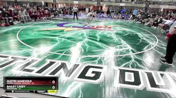 107 lbs Quarterfinals (8 Team) - Bailey Casey, Menomonie vs Austin Hagevold, Marion Central Catholic