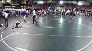 60 lbs Quarterfinal - Braddock White, McCook Youth Wrestling Club vs Charlie Kozol, The Best Wrestler