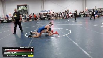 105 lbs Cons. Round 2 - Chase Morrison, Ares vs Scott Kohlman, Dundee Wrestling
