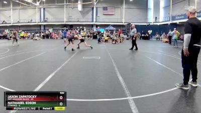 100 lbs Finals (2 Team) - Nathaniel Edson, CTWHALE vs Jaxon Zapatocky, Mat Assassins Black