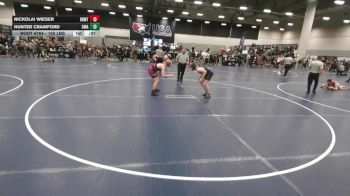 155 lbs Cons. Rd Of 16 - Hunter Crawford, Contenders Wrestling Academy vs Nickolai Wieser, Red Raiders Wrestling Team