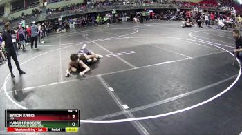 132 lbs Quarterfinal - Byron Kring, 2TG vs Maxum Rodgers, Border Bandits Wrestling