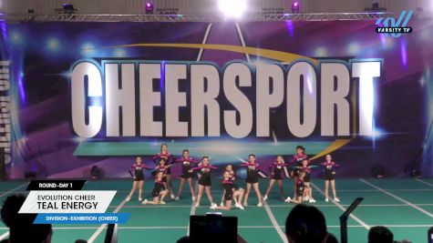 Evolution Cheer - Teal Energy [2024 Exhibition (Cheer) Day 1] 2024 CHEERSPORT Toms River Classic