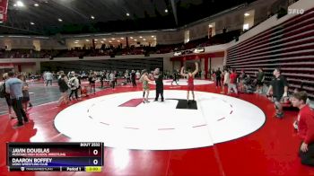 132 lbs Semifinal - Javin Douglas, Mustang High School Wrestling vs Daaron Boffey, Lions Wrestling Club