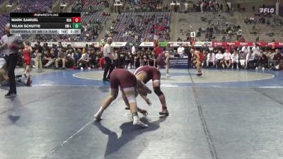 141 lbs Quarters & 1st Wb (16 Team) - Talan Schutte, Wisconsin-La Crosse vs Mark Samuel, Roanoke College