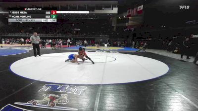 132 lbs Champ. Round 2 - Jesse Meza, Oakdale vs Noah Aguiling, Rocklin